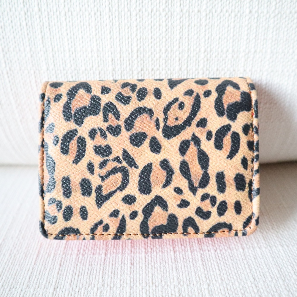 Cheetah Card Case Wallet